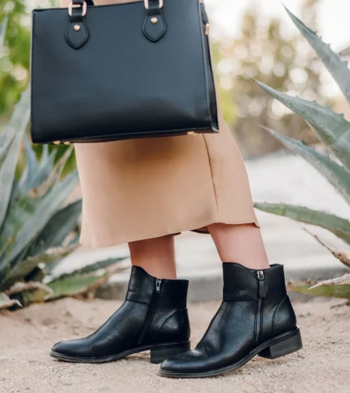 Alona Block Heel Bootie