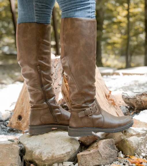 Autumn Wide Calf Riding Boot