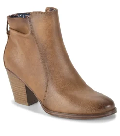 Crystal Block Heel Bootie