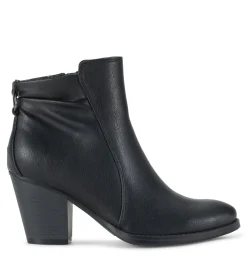 Crystal Block Heel Bootie