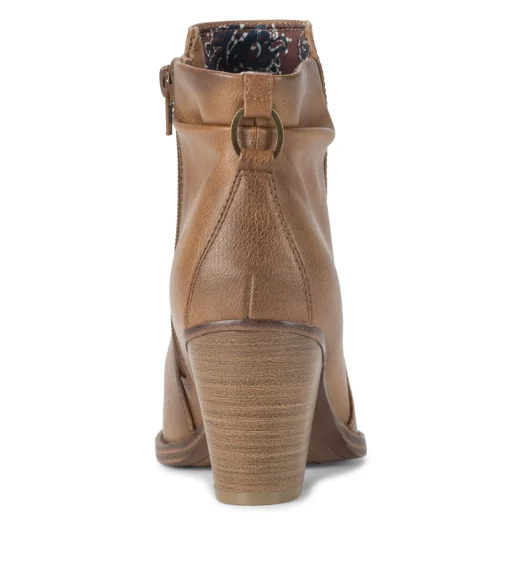 Crystal Block Heel Bootie