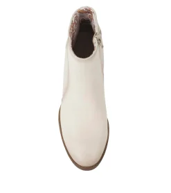 Crystal Block Heel Bootie