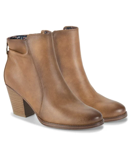Crystal Block Heel Bootie