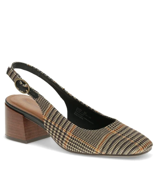 Ester Block Heel Slingback Pump