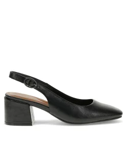 Ester Block Heel Slingback Pump