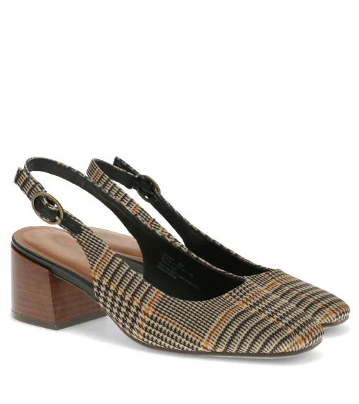 Ester Block Heel Slingback Pump