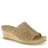 Flossey Wedge Slide Sandal