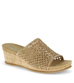 Flossey Wedge Slide Sandal