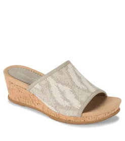Flossey Wedge Slide Sandal