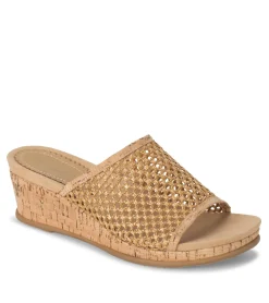 Flossey Wedge Slide Sandal