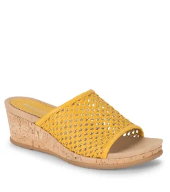 Flossey Wedge Slide Sandal