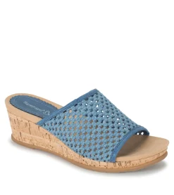 Flossey Wedge Slide Sandal