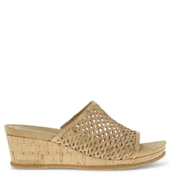 Flossey Wedge Slide Sandal