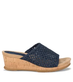 Flossey Wedge Slide Sandal