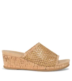 Flossey Wedge Slide Sandal