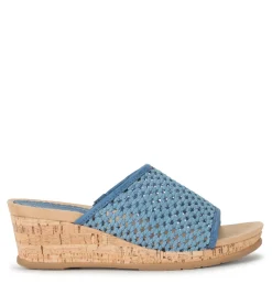 Flossey Wedge Slide Sandal