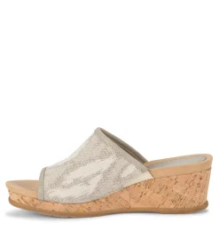 Flossey Wedge Slide Sandal
