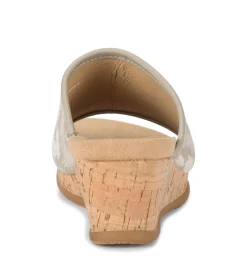 Flossey Wedge Slide Sandal