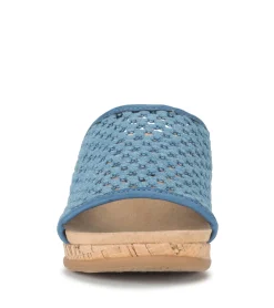 Flossey Wedge Slide Sandal