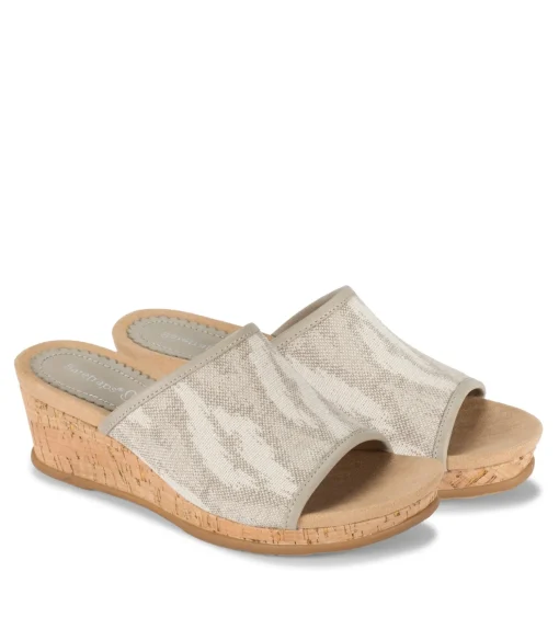Flossey Wedge Slide Sandal