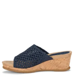 Flossey Wedge Slide Sandal