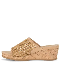 Flossey Wedge Slide Sandal