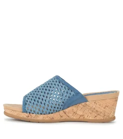 Flossey Wedge Slide Sandal