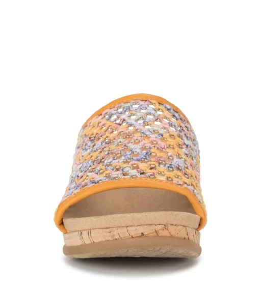 Flossey Wedge Slide Sandal