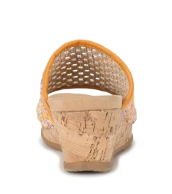 Flossey Wedge Slide Sandal