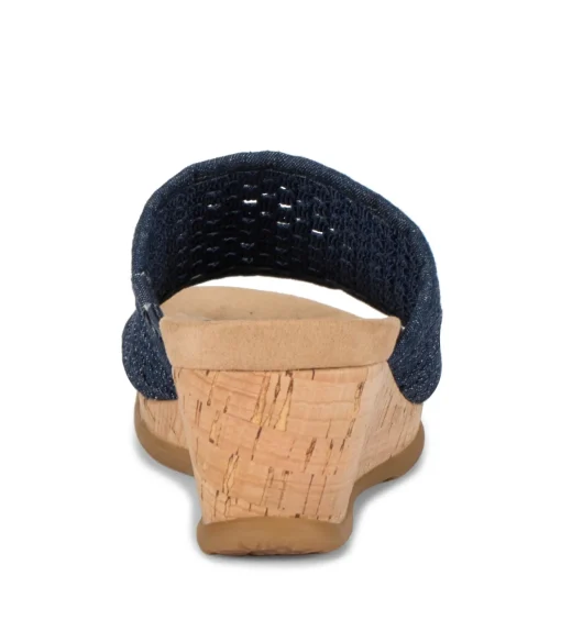 Flossey Wedge Slide Sandal