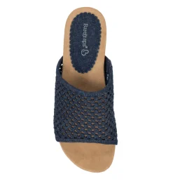 Flossey Wedge Slide Sandal