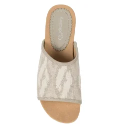 Flossey Wedge Slide Sandal