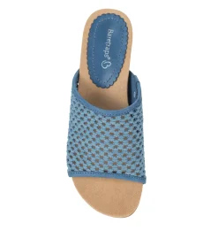Flossey Wedge Slide Sandal