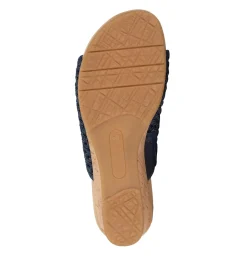 Flossey Wedge Slide Sandal
