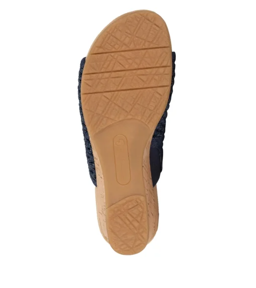 Flossey Wedge Slide Sandal