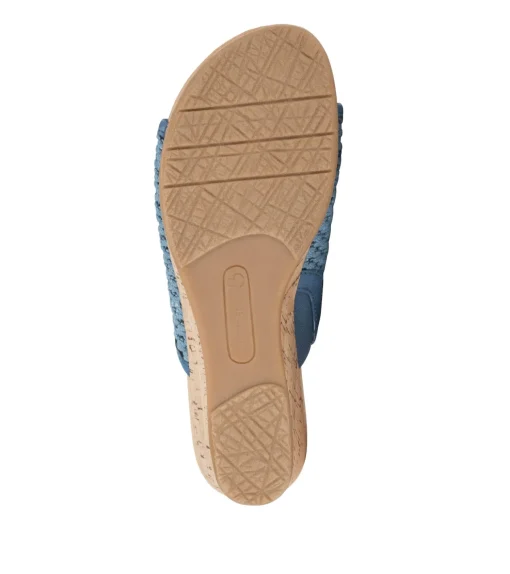 Flossey Wedge Slide Sandal