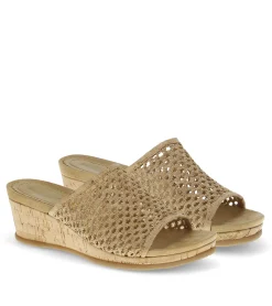 Flossey Wedge Slide Sandal