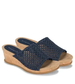Flossey Wedge Slide Sandal