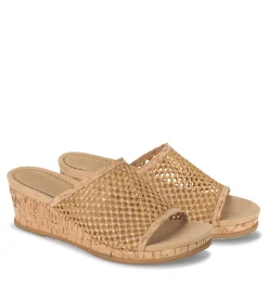 Flossey Wedge Slide Sandal