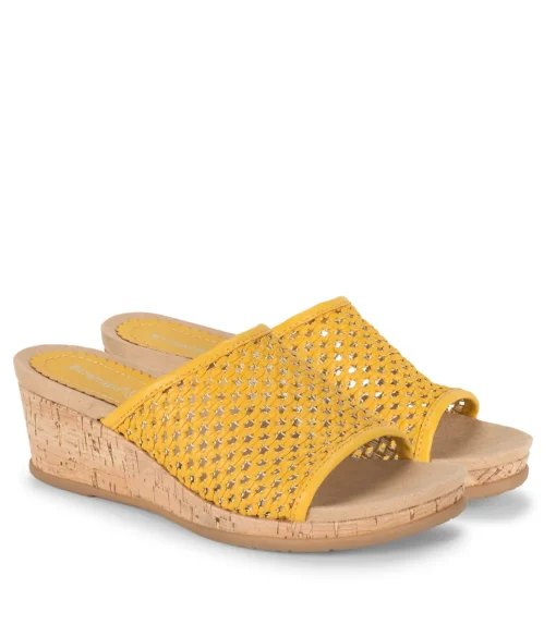 Flossey Wedge Slide Sandal