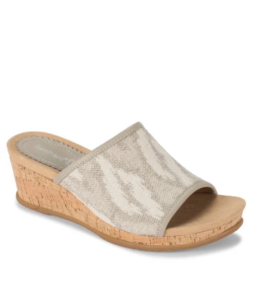 Flossey Wedge Slide Sandal