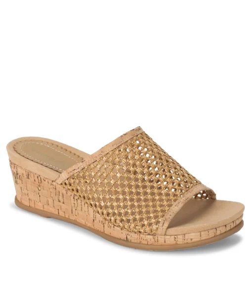 Flossey Wedge Slide Sandal