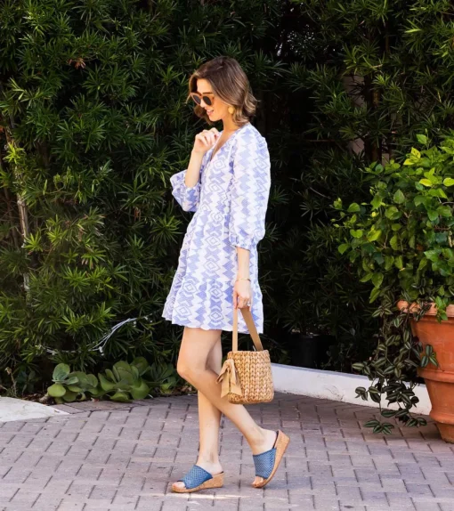 Flossey Wedge Slide Sandal