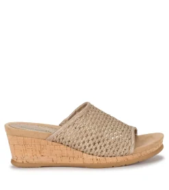 Flossey Wedge Slide Sandal