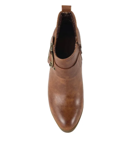 Karina Block Heel Ankle Bootie