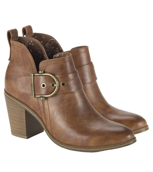 Karina Block Heel Ankle Bootie