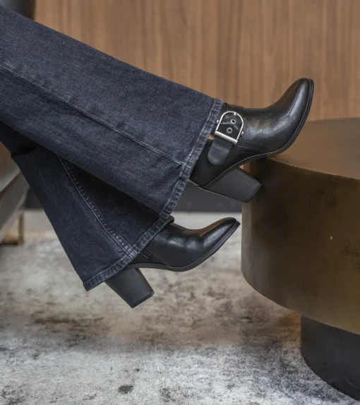 Karina Block Heel Ankle Bootie