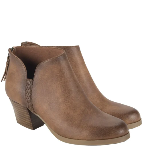 Lauryn Block Heel Ankle Bootie