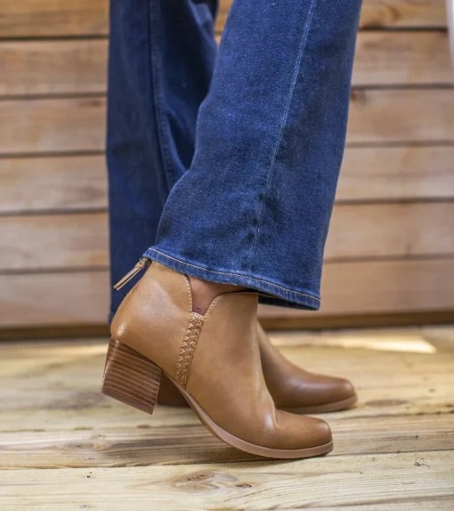 Lauryn Block Heel Ankle Bootie