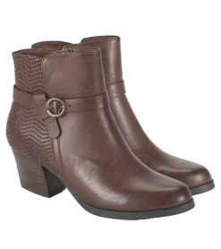 Linda Block Heel Bootie